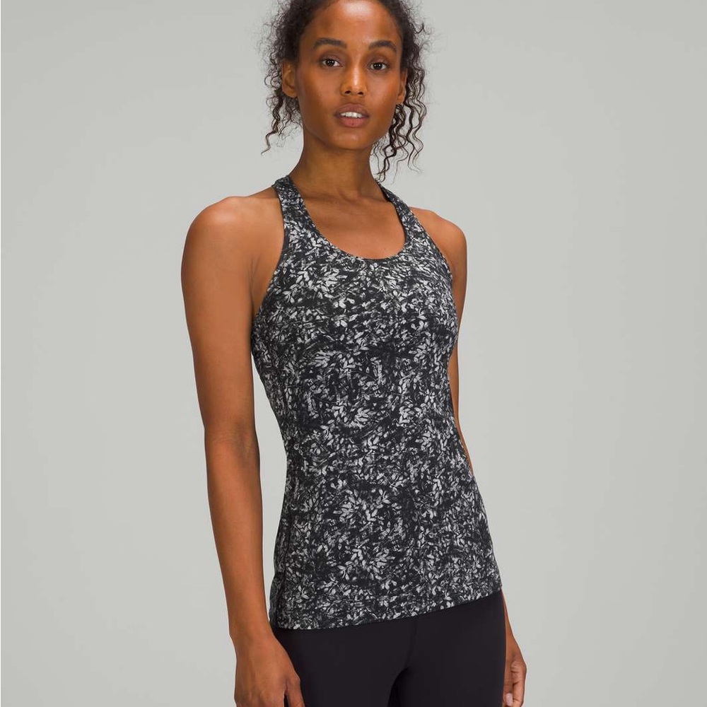 Lululemon Cool Racerback Tank Top Nulu Blossom Overlay Starlight Multi Sz 0